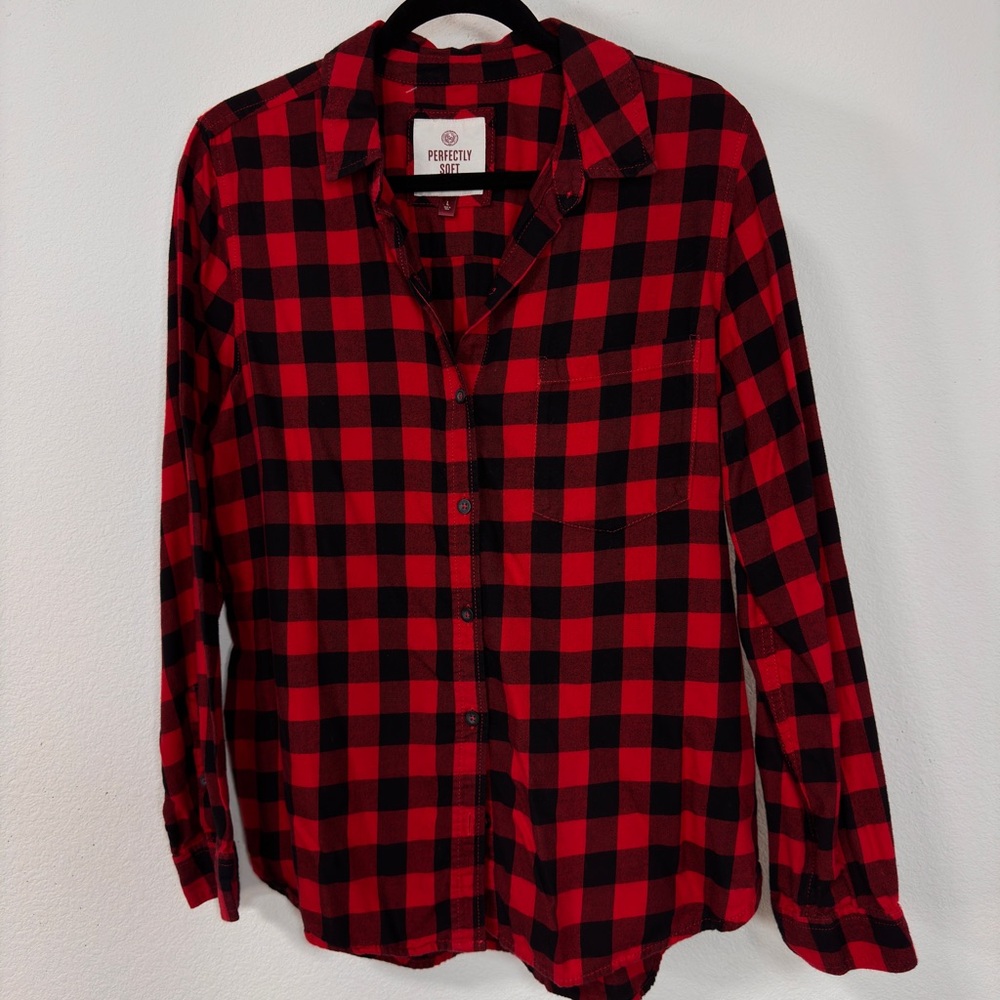 SO Red and Black Checkered Men's Shirt